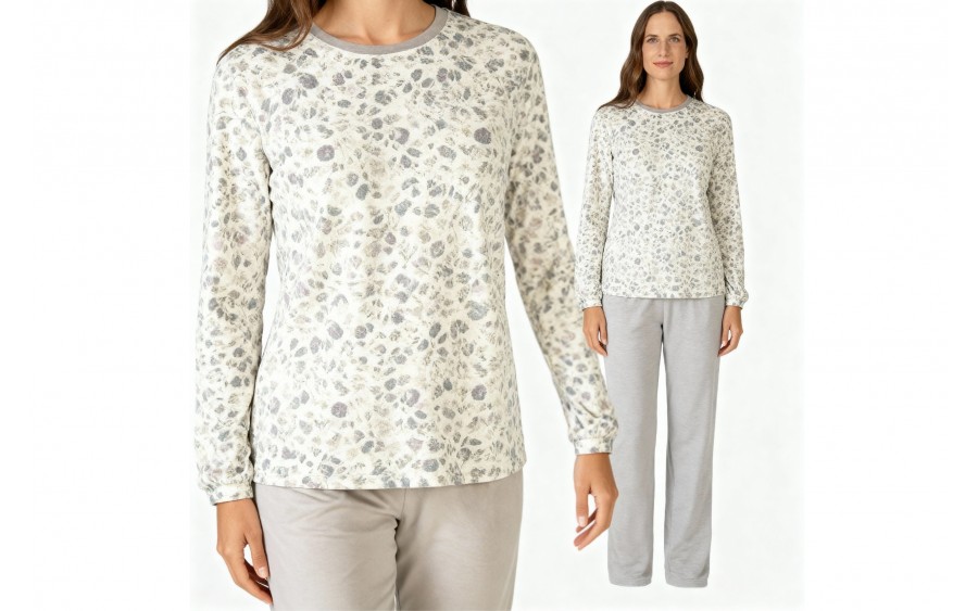 Piżama damska polarowa rozm. L P751258 – V24 Mink