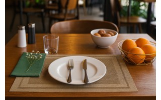 Podkładka na stół 45x30 cm Hendi beżowa ramka 597897