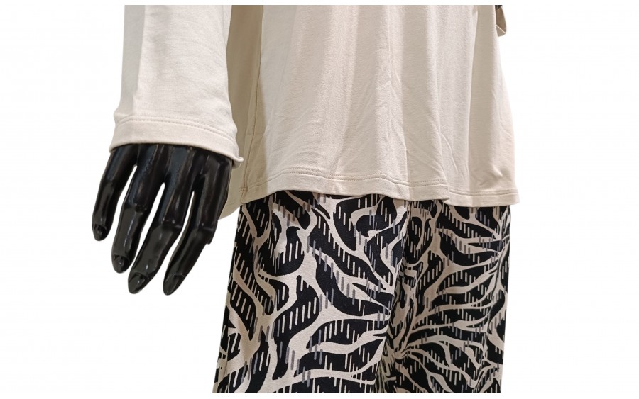 Piżama damska rozm. XL P751282 Dark Beige