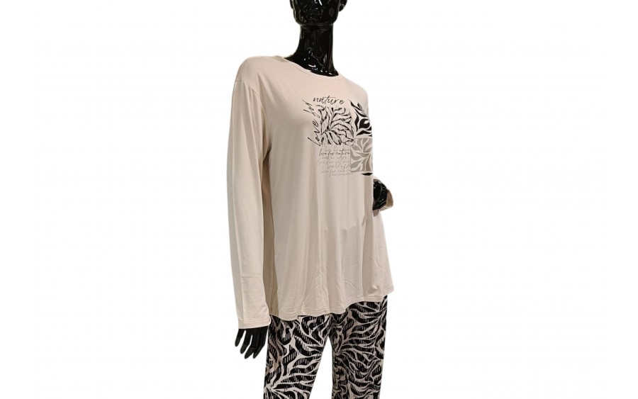 Piżama damska rozm. XL P751282 Dark Beige