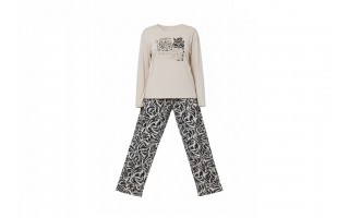 Piżama damska rozm. XL P751282 Dark Beige