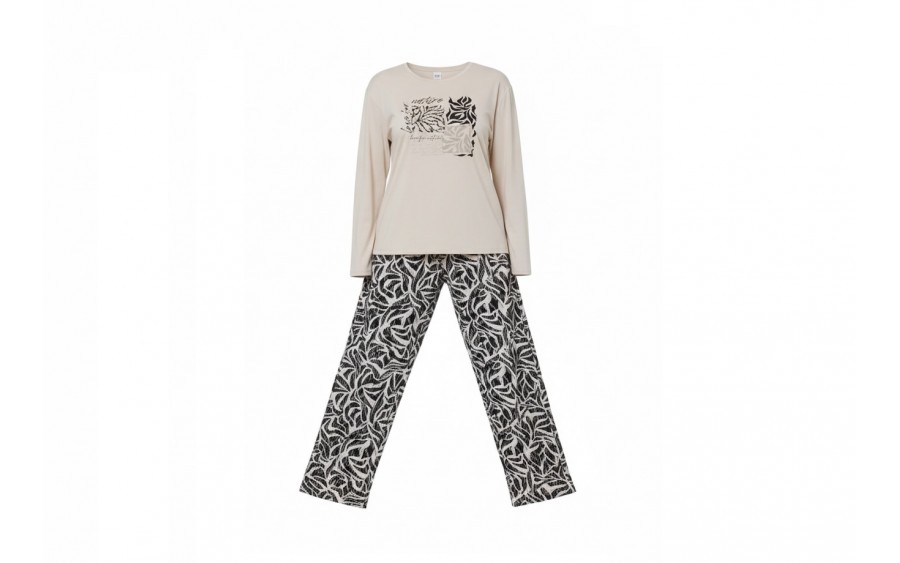 Piżama damska rozm. L P751282 Dark Beige