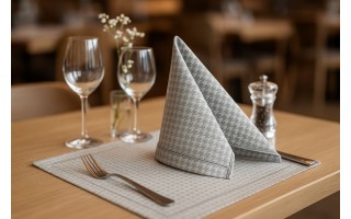 Serwetka 35x45 cm Kent 007 jasny szary