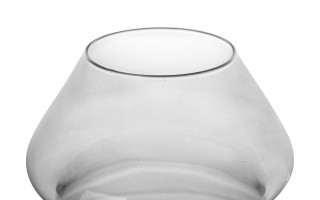 Bombonierka szklana 2-częściowa Choinka 40 cm