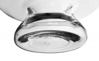 Bombonierka szklana 2-częściowa Choinka 40 cm