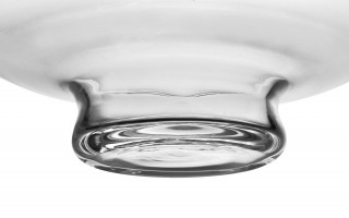 Bombonierka szklana 2-częściowa Choinka 26 cm