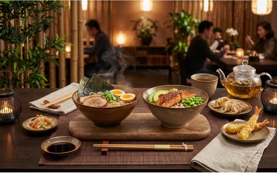 Salaterka 1L Ramen Ombres Insta mix kolorów