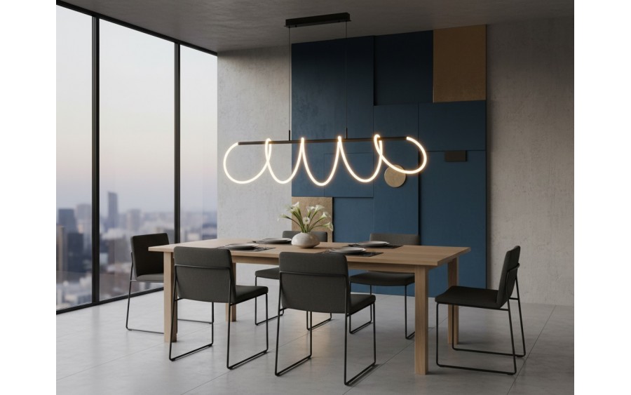 Lampa wisząca ZigZag Black