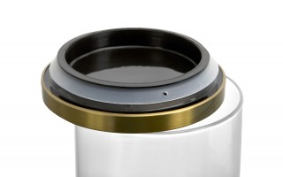 Słoik szklany 600 ml Złota nakrętka 467379