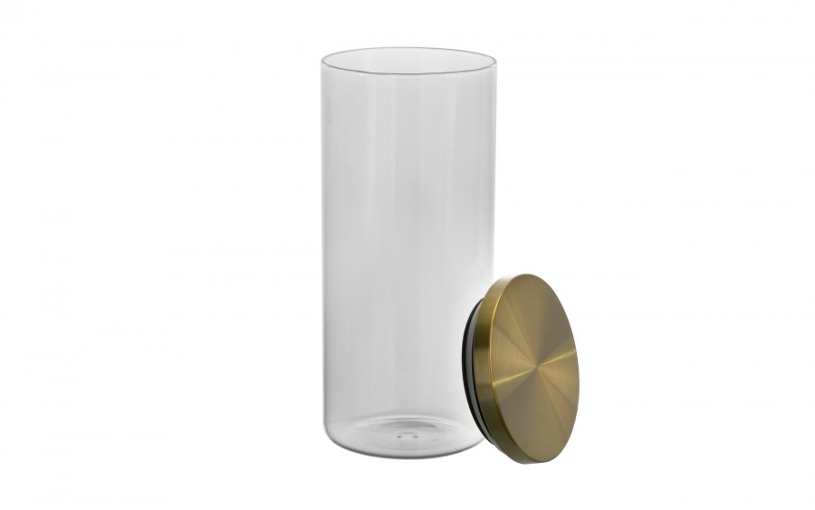 Słoik szklany 1200 ml Złota nakrętka 467395