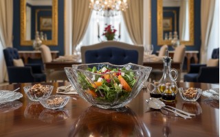 Salaterka kryształowa 25 cm Neptune Bohemia