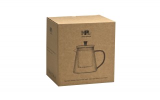 Czajnik 1 L ze szklanym filtrem Jack Amber