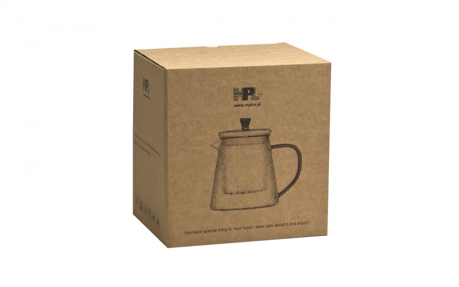 Czajnik 1 L ze szklanym filtrem Jack Amber