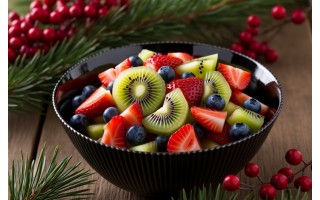 Salaterka szklana 20,3 cm Aurora Black