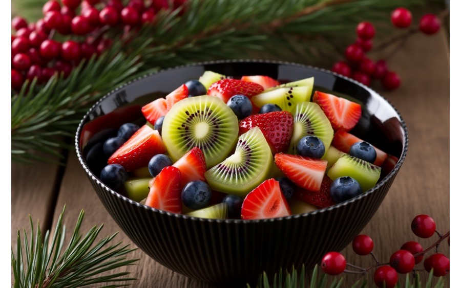 Salaterka szklana 20,3 cm Aurora Black