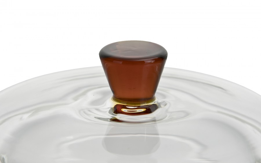 Czajnik 1 L ze szklanym filtrem Justin Amber