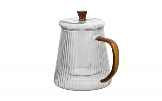 Czajnik 1 L ze szklanym filtrem Justin Amber