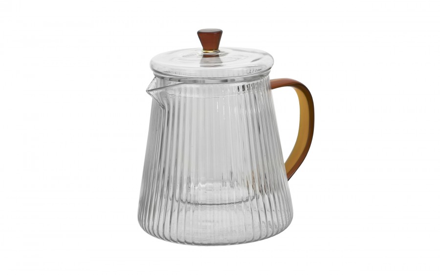 Czajnik 1 L ze szklanym filtrem Justin Amber