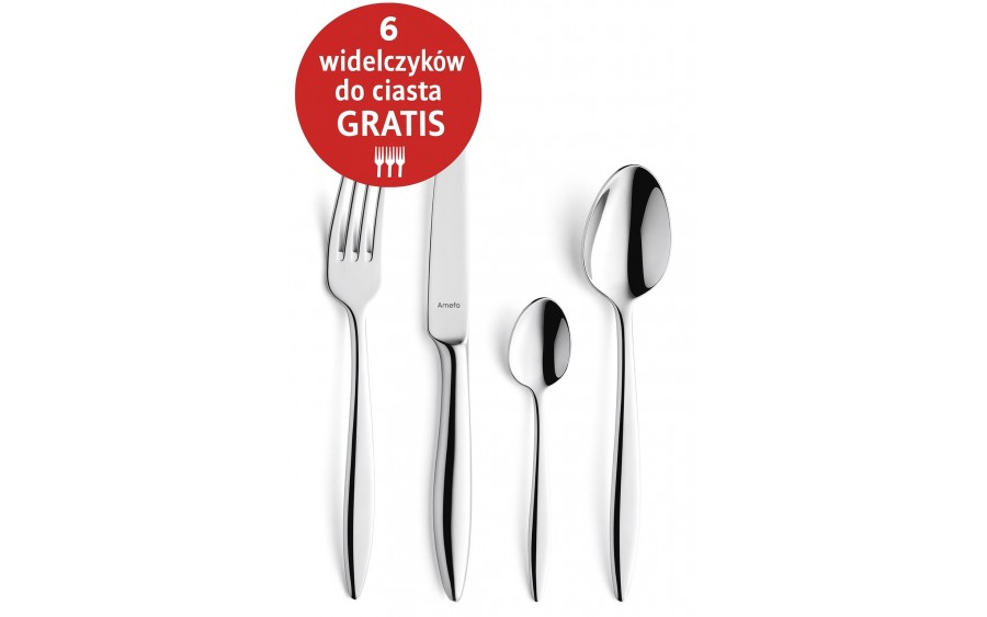 Komplet sztućców dla 6 osób Tendence 24 cz.