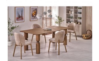Stół rozkładany Melton 200-300x110x76cm Orzech Jasny