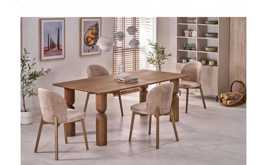 Stół rozkładany Melton 200-300x110x76cm Orzech Jasny