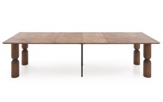 Stół rozkładany Melton 200-300x110x76cm Orzech Jasny