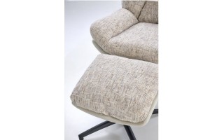 Fotel z podnóżkiem Kronos