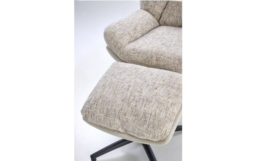 Fotel z podnóżkiem Kronos