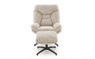 Fotel z podnóżkiem Kronos