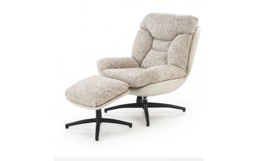 Fotel z podnóżkiem Kronos