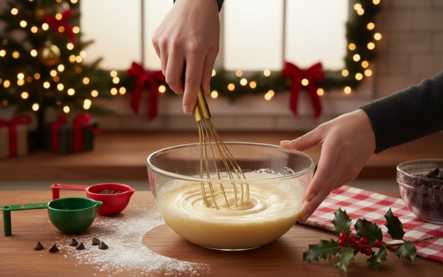 Trzepaczka kuchenna 24 cm Kitchen Tools złota