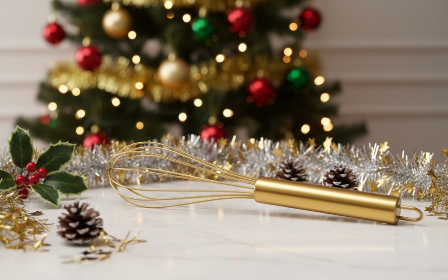 Trzepaczka kuchenna 24 cm Kitchen Tools złota