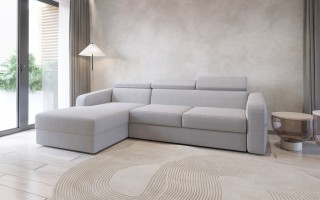 Narożnik Quado z funkcją spania i poj. na pościel