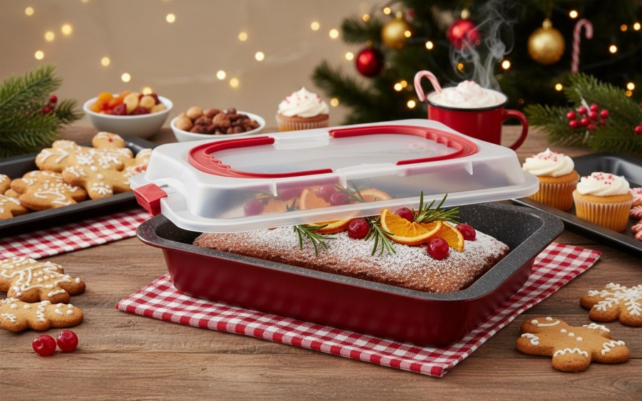 Brytfanna z plastikową pokrywą Cherry 36 x 23 cm Ambition