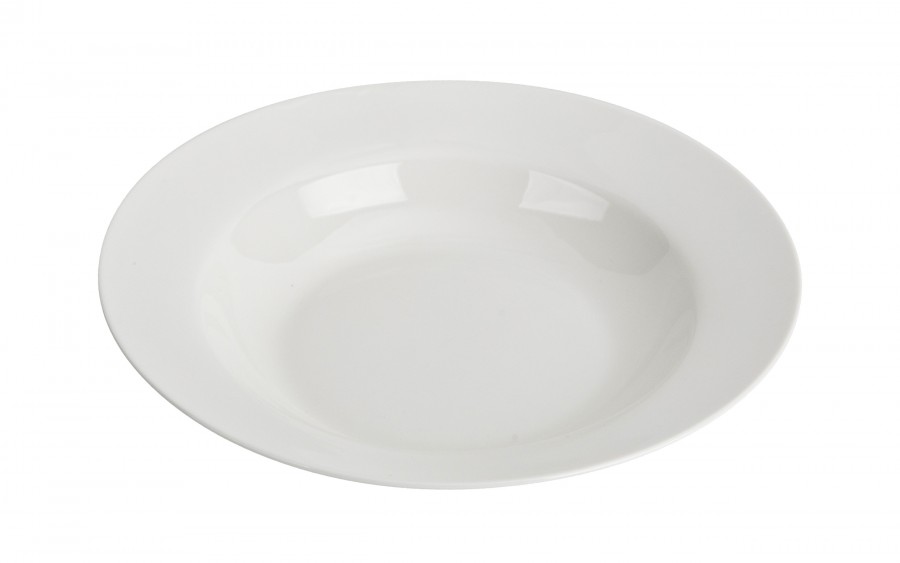 Talerz głęboki 22 cm Kremowy Stock