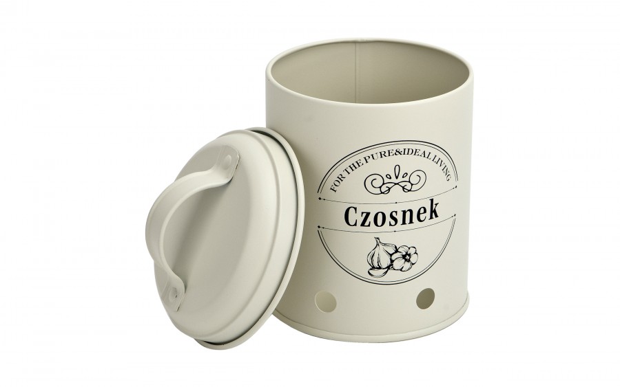 Komplet 3 pojemników do przechowywania Ziemniaki Cebula Czosnek kremowy