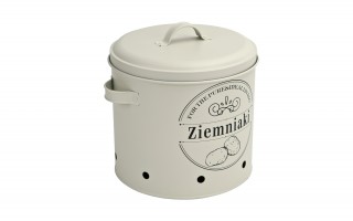 Komplet 3 pojemników do przechowywania Ziemniaki Cebula Czosnek kremowy