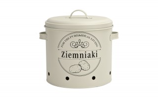 Komplet 3 pojemników do przechowywania Ziemniaki Cebula Czosnek kremowy