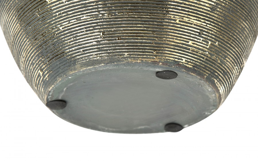 Wazon ceramiczny niebiesko-złoty 32 cm AP171398