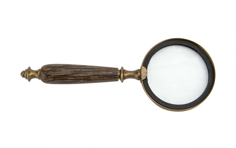 Zestaw prezentowy do listów lupa + nożyk na stojaku 120029