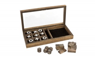 Zestaw do gry Kółko i Krzyżyk + Domino