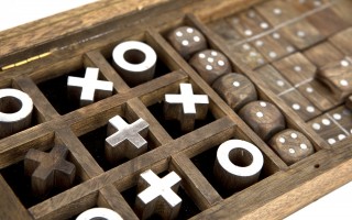 Zestaw do gry Kółko i Krzyżyk + Domino