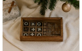 Zestaw do gry Kółko i Krzyżyk + Domino