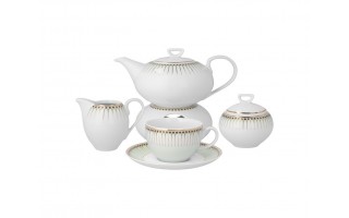 Serwis do herbaty dla 12 osób 41 el. Yvonne Nimfa H115