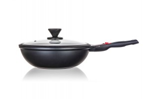 Wok 30 cm Advantage patelnia z pokrywą
