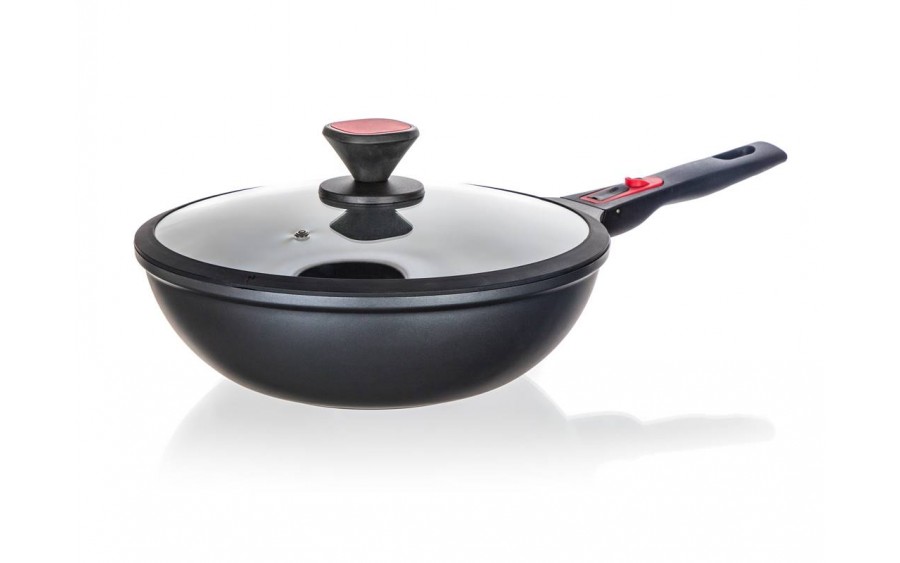 Wok 30 cm Advantage patelnia z pokrywą