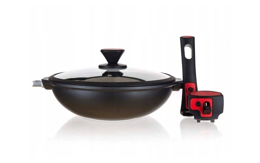 Wok 30 cm Advantage patelnia z pokrywą