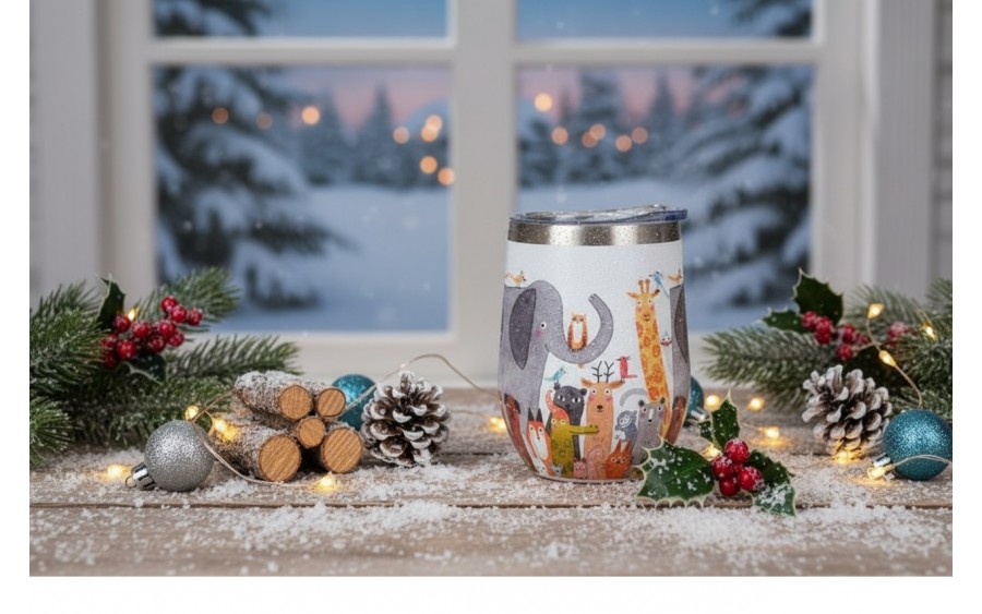 Kubek termiczny 330 ml Zwierzęta