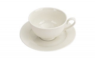 Filiżanka porcelanowa 240 ml + spodek Krem P2388