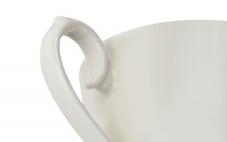 Filiżanka porcelanowa 240 ml + spodek Krem P2388